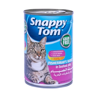 Snappy Tom Fishermans Basket in Seafood Jelly 400g