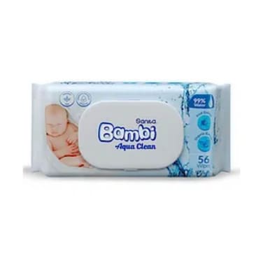 Sanita Bambi Aqua Clean 56 Baby Wipes