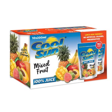 Cool Sun Mixed Juice 200 Ml Pack 10