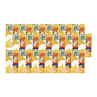 Awal Junior Banana Milk 125Mlx18 Pieces