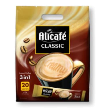 Ali Cafe Classic 3 In 1 Premium Instant Coffee 20 x 20 gr