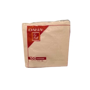 DANA PAPER NAPKIN WHITE 31CMX1PLY