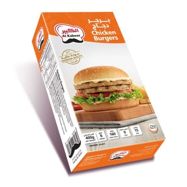Al Kabeer Breaded Chicken Burger 400g
