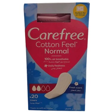 Carefree Fresh Cotton Extract Pantyliners 20 Count