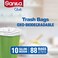 Sanita Club Trash Bags OXO Biodegradable 10 gallons Medium 88 bags 65x52cm
