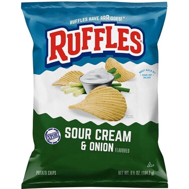 Ruffles Sour Cream and Onion Flavor 184g