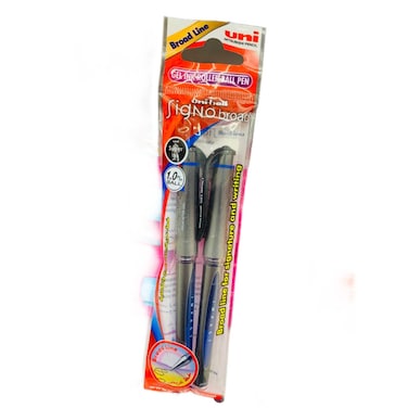 Uniball Gel Impack Roller Ball Pen 2 Pieces 1.0 mm