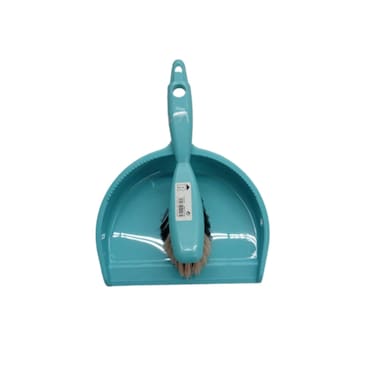Rozenbal Plastic Dustpan + Brush Set