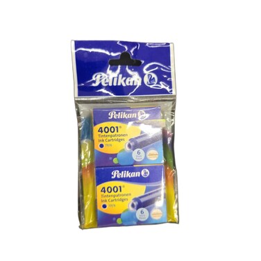 Pelikan Blue Ink Cart Blister 2 box