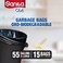 Sanita Club Garbage Bags OXO Biodegradable Heavy Duty Large 55 Gallons 15 Bags 84x105cm