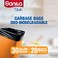 Sanita Club Garbage Bags  OXO Biodegradable Heavy Duty Medium 30 Gallons 20 Bags 72x85cm