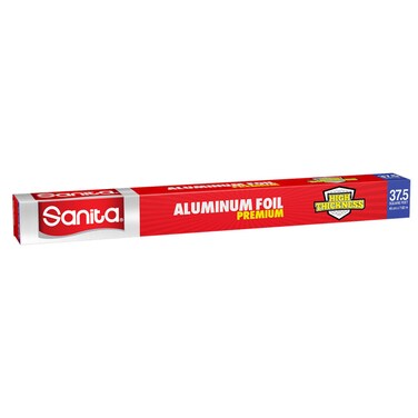Sanita Aluminum Foil Premium High Thickness 37.5 square feet 45cm x 7.62m