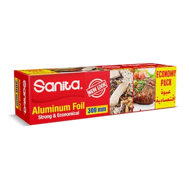 Sanita Aluminum Foil Strong and Economical 300mm
