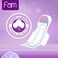 Fam Natural Cotton Feel Classic with Wings 30 Feminine Pads Super