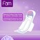 Fam Natural Cotton Feel Extra Thin with Wings 10 Feminine Pads Super