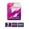 Private Natural Cotton Feel Extra Thin 7 Feminine Pads with Wings Night