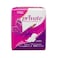 Private Natural Cotton Feel Extra Thin 7 Feminine Pads with Wings Night
