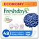 Freshdays Natural Cotton Feel Economy Pack 48 Cotton Pantyliners
