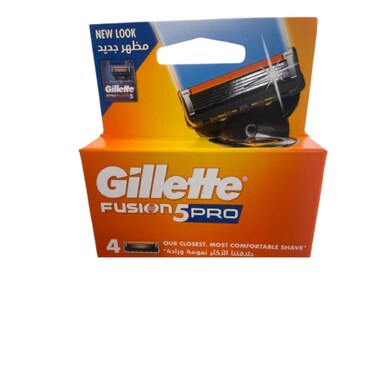 Gilette Fusion Proglide Manual Razor - Pack of 4