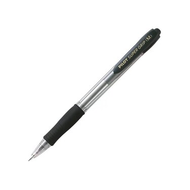 Pilot Ball Pen Super Grip Medium Black