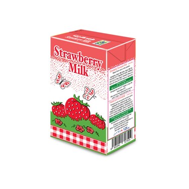 Awal Strawberry UHT Milk 125ml