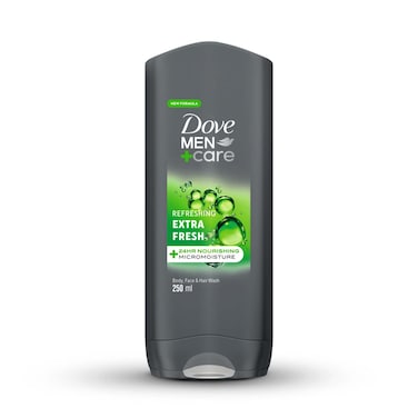 Dove Men Body Wash Cream Extra Fresh 250ml