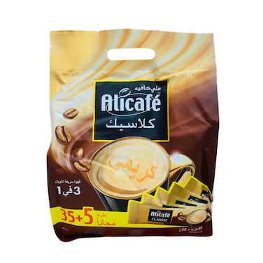 Ali Tea Classic 3 In 1 Regular Coffee 35+5 Free Sachets