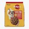 Pidegree Adult Mini Beef, Lamb and Vegetable Flavor Dog Food 9+ months 1.5kg