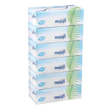 Masafi White Tissue 2 Ply 6 x 100 s