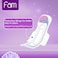 Fam Natural Cotton Feel Folded with Wings 8 Feminine Pads Night