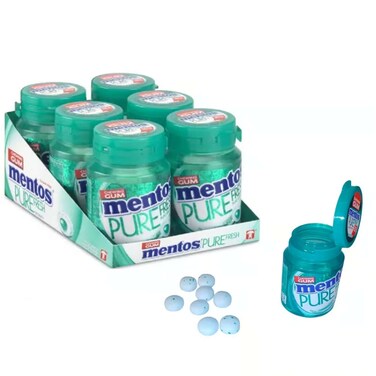 Mentos Pure Winter Green 56Grx6 Pieces