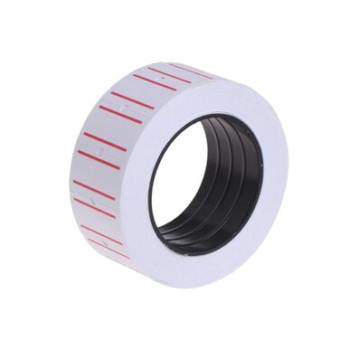 Folia Price Label With Red Line