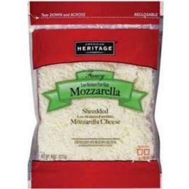 American Heritage Mozzarella Shredded Cheese 200g