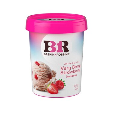 Baskin Robbins Ice Cream Very Berry Strawberry 500ml