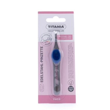Titania Precise Tip Eyebrow Tweezer Metal