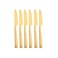 Elegant Gold Table Knife 6 Pieces