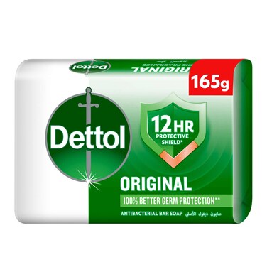 Dettol Original Bar Soap, Pine Scent, 165g