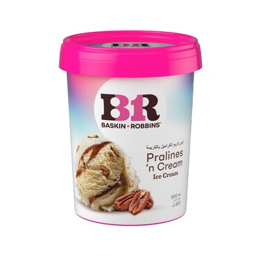 Baskin Robbins Ice Cream Pralines and Cream 500ml