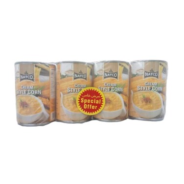 Natco Creamstyle Corn 4 x 425 gr