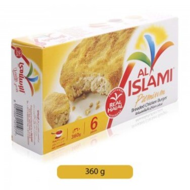 Al Islami Breaded Chicken Burger 60gr x 6 Pieces
