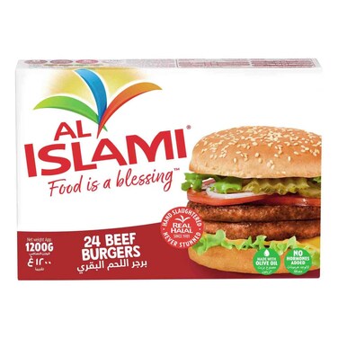 Al Islami Beef Burger 24 Pieces 1.2kg x 8 Packs