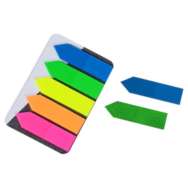 Fantastik Stick Notes 5Col Arrow