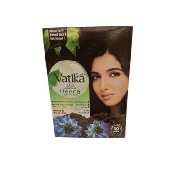 Dabur Vatika Henna Hair Colour 1 Natural Black 10g