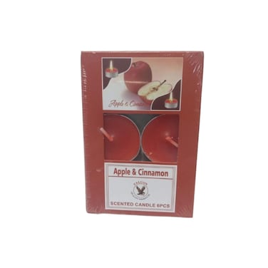 Falcon Tealight Candles Apple Cinnamon Set of 6 pieces