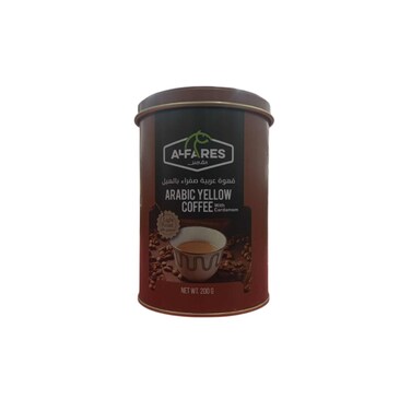 Al Fares Arabic Yellow Coffee With Cardamom 200gr