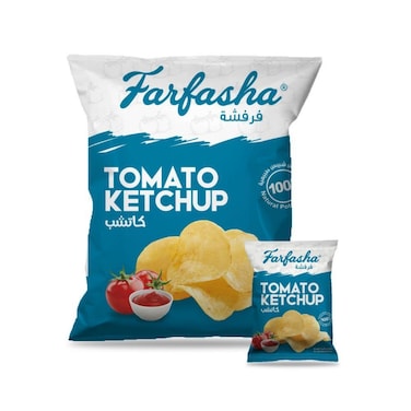 Farfasha Potato Chips Ketchup 12x21g