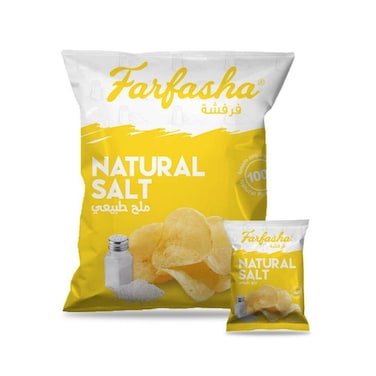 Farfasha Potato Chips Natural Salt 12x21g