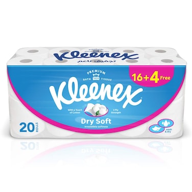 Kleenex Dry Soft Tissue 20 rolls