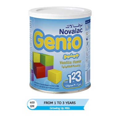 Novalac Genio 123 Growing Up Formula, 1-3 Years, 400g