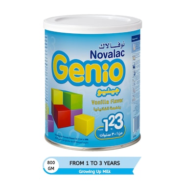 Novalac Genio 123 Growing Up Formula, 1-3 Years, 800g
